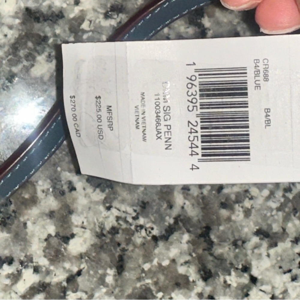 Coach Blue Patterned Crossbody Bag - Picture 6 of 6